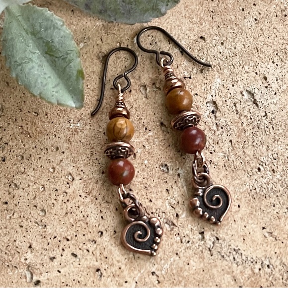 ARTISAN Earrings - “Little Amore” Dangles - Picture 5 of 9